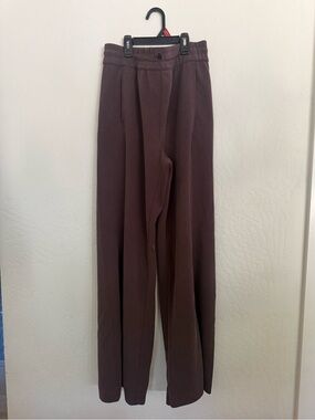 lululemon athletica sofstreme Womens Dark Brown Straight-Leg Pants